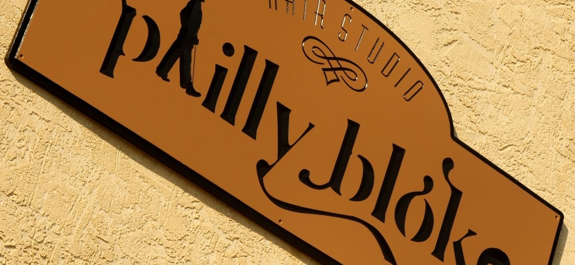 Philly Bloke Salon Sign