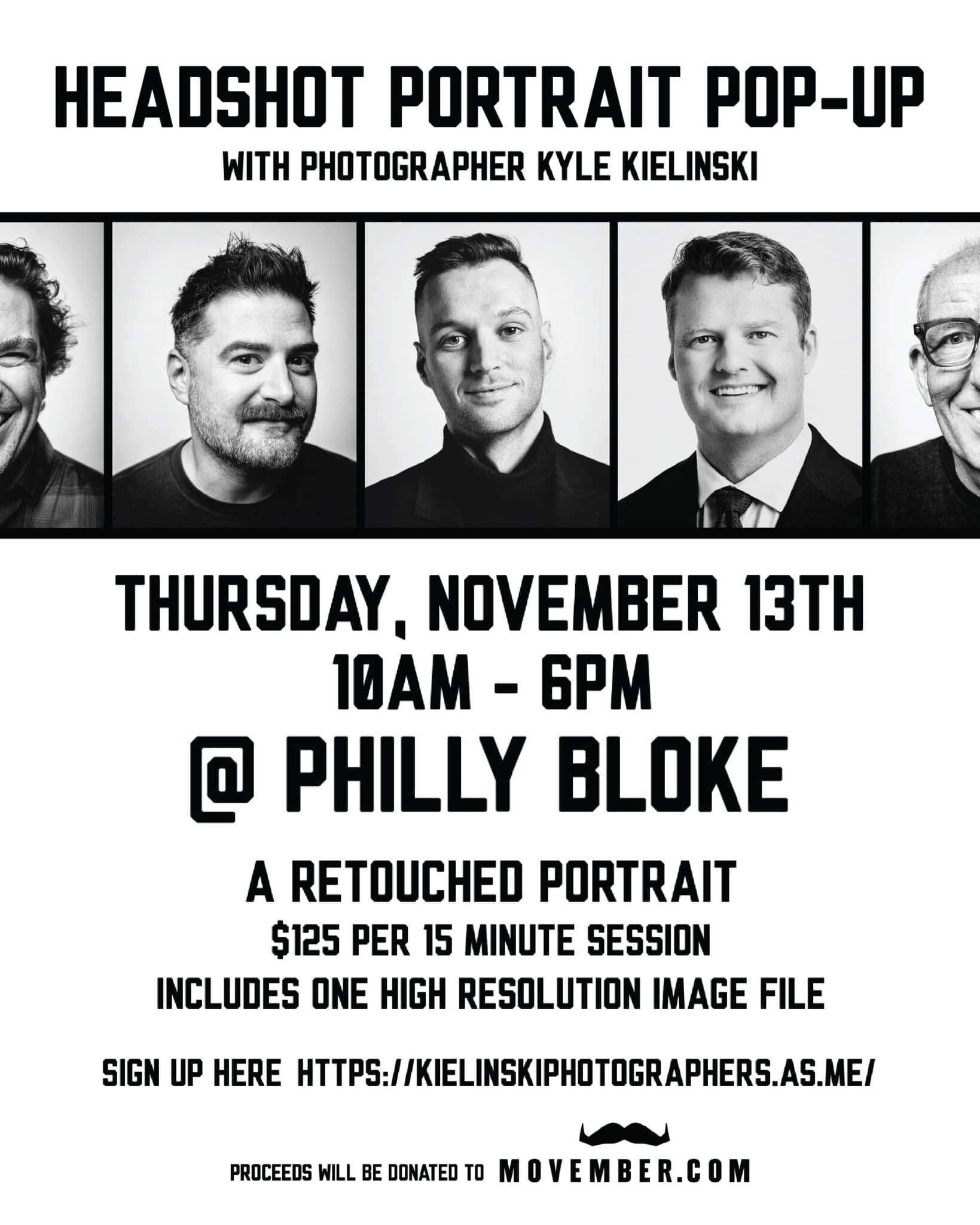 Philly Bloke Movember poster